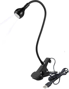 USB Clip-On LED Desk Lamp Flexible Reading Book Light Bedside Work Table Lamp