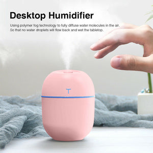 Air Humidifier Mini Ultrasonic USB Essential Oil Diffuser Car Purifier Aroma Anion Mist Maker For Home Car